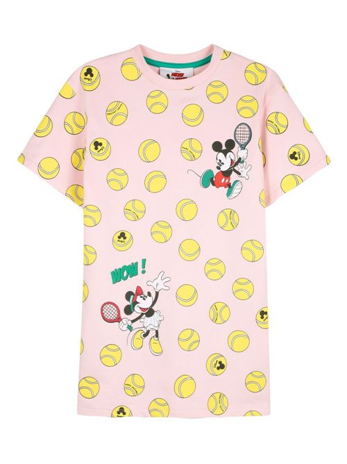 Abito bambina Marc Jacobs rosa con Topolino tennis MARC JACOBS Kids | W60712475